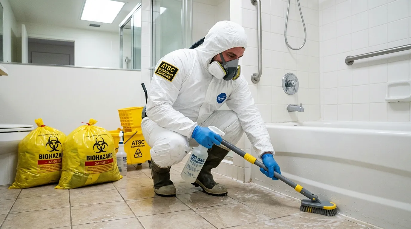 Decontamination equipment deployed for Blood Cleanup in Pikesville